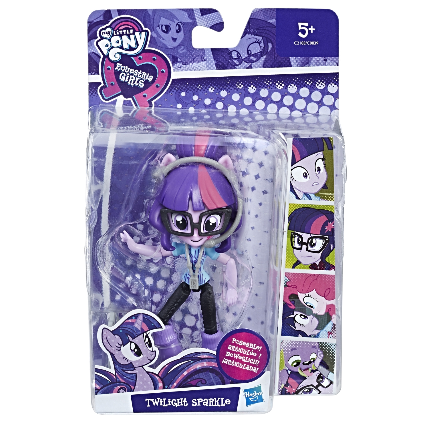 Мини-кукла MLP Equestria Girls My Little Pony Искорка C2183EU40 C0839EU4 - фото 2