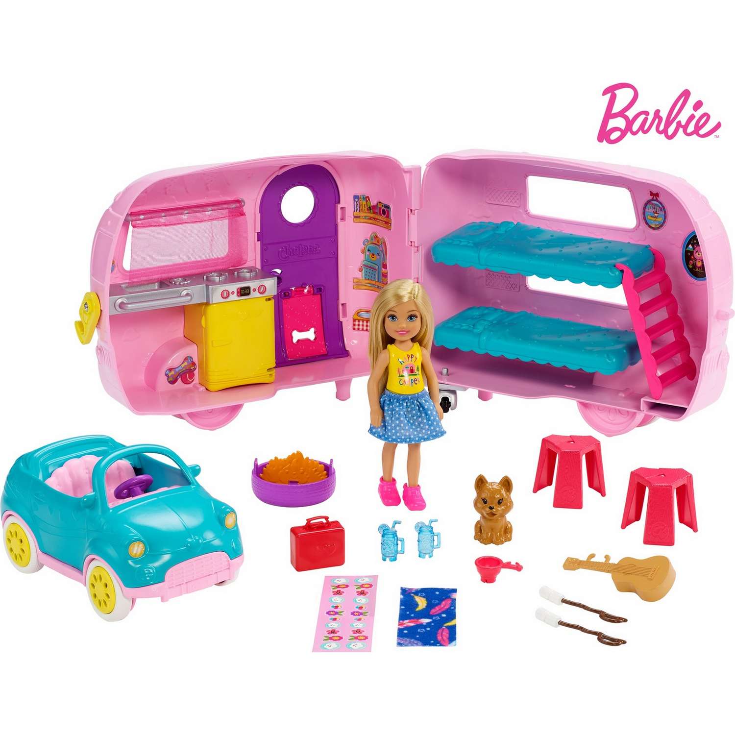 Набор игровой Barbie Фургон для путешествий Челси FXG90 FXG90 - фото 7