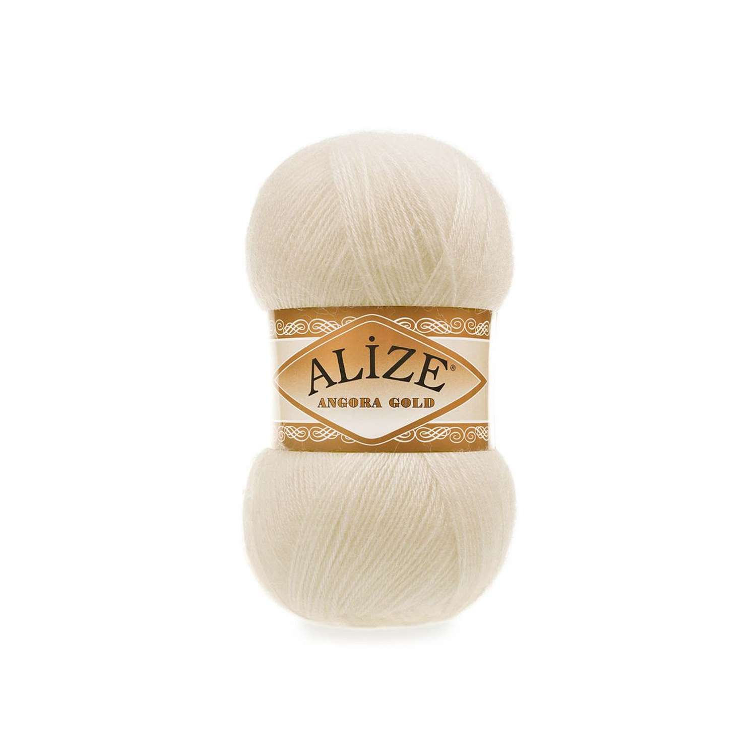 Пряжа Alize мягкая теплая для шарфов кардиганов Angora Gold 100 гр 550 м 5 мотков 450 жемчужный - фото 6
