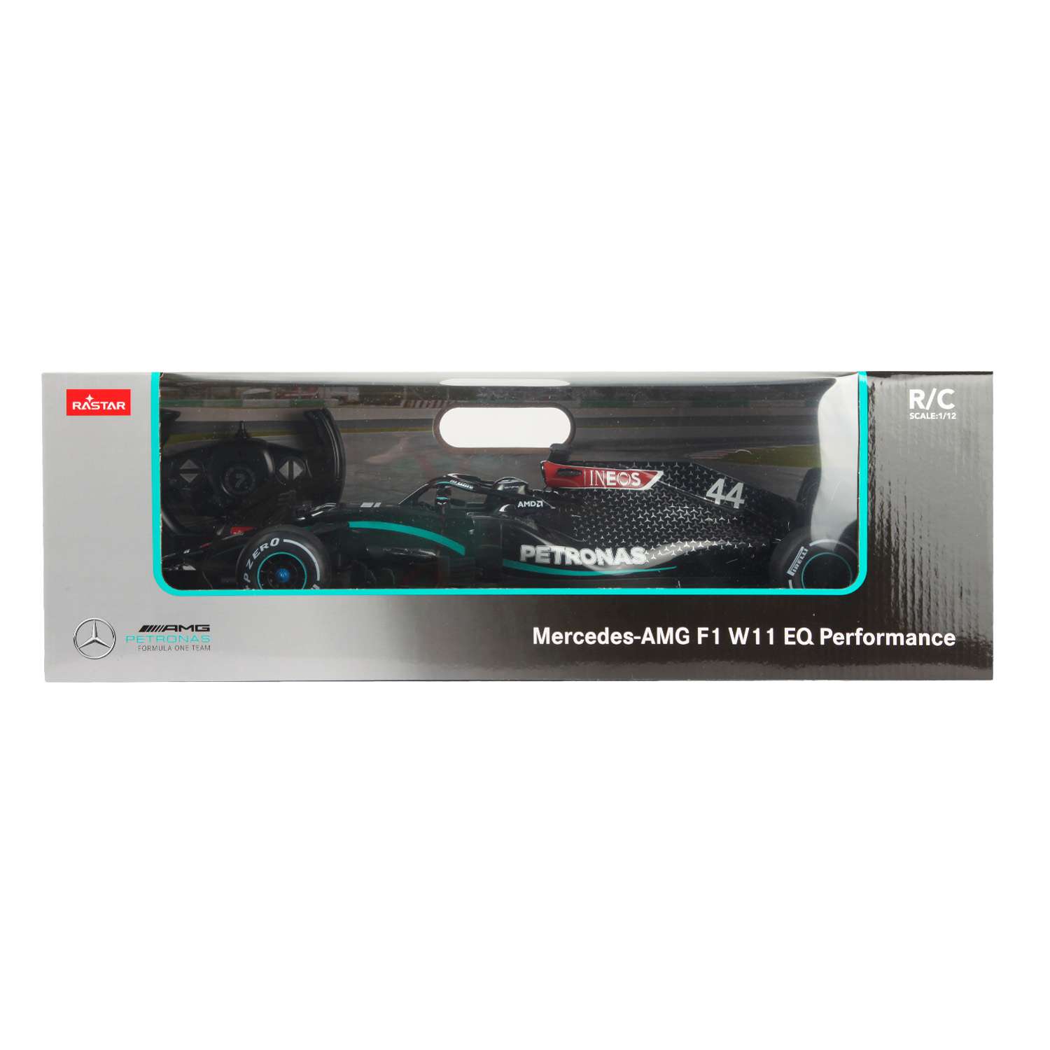 Машина Rastar РУ 1:12 Mercedes-AMG F1 W11 EQ Performance Черная 98400 - фото 2