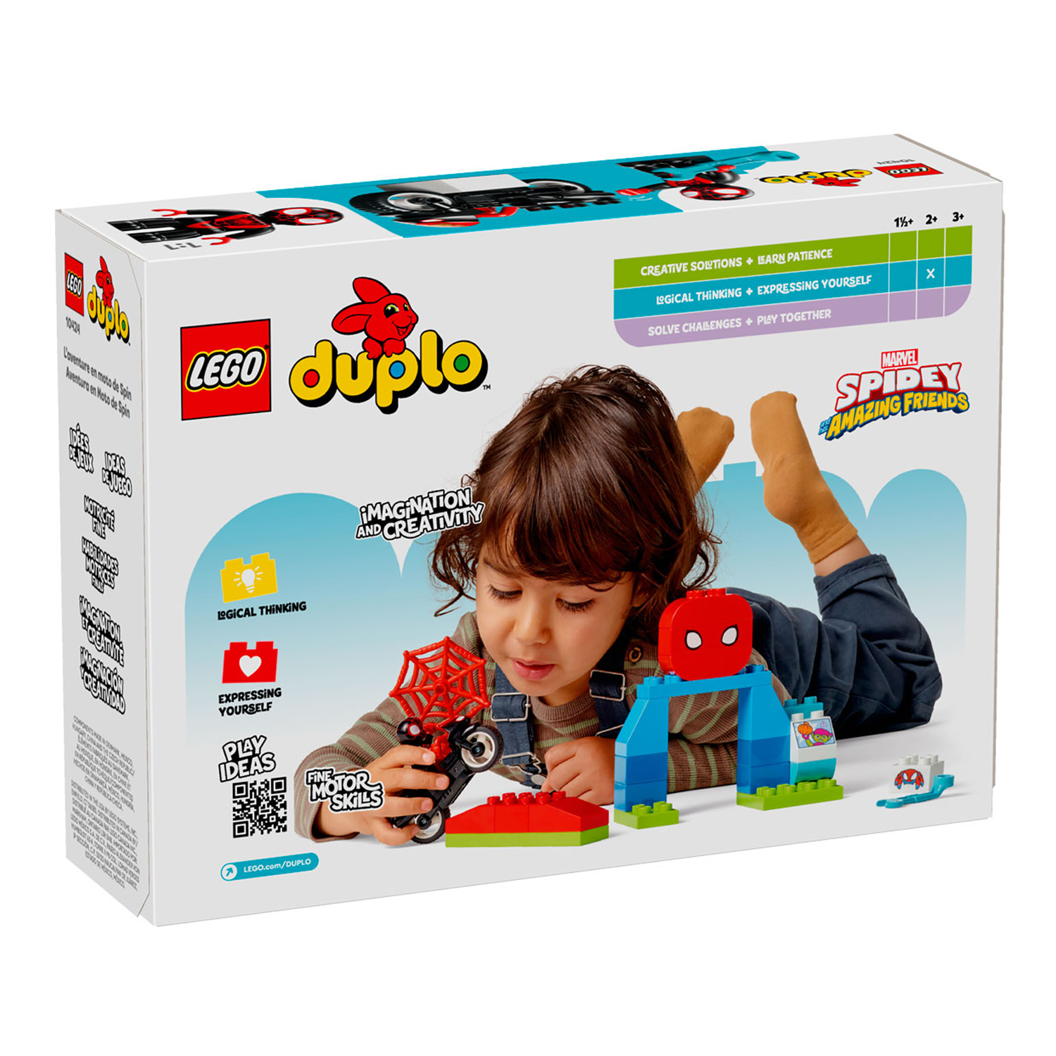 Конструктор детский LEGO Duplo Приключения Спина на мотоцикле - фото 4