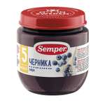 Пюре Semper черника 125г с 5месяцев