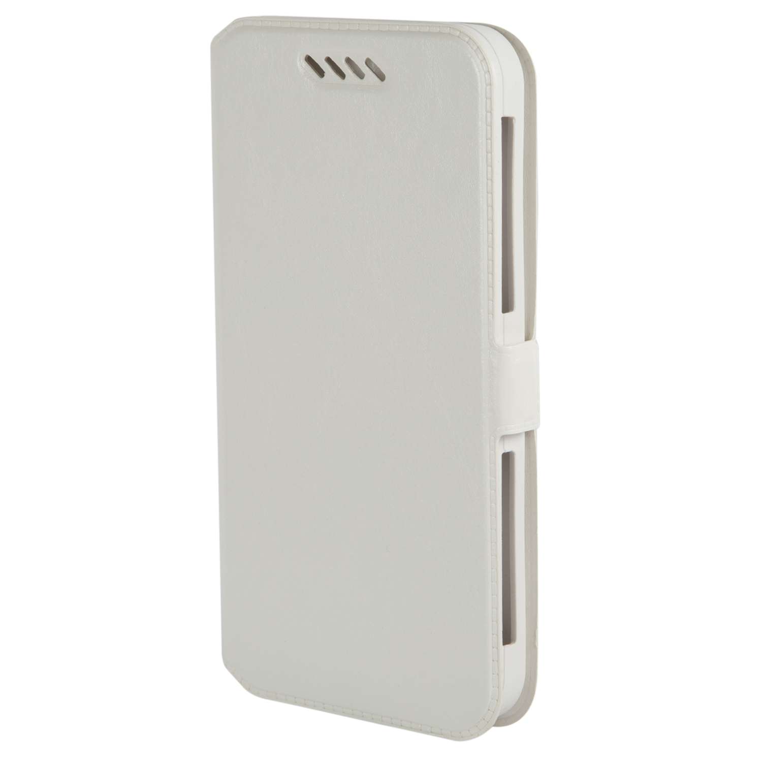 Чехол универсальный iBox Universal Slide для телефонов 5-6 дюймов белый - фото 1