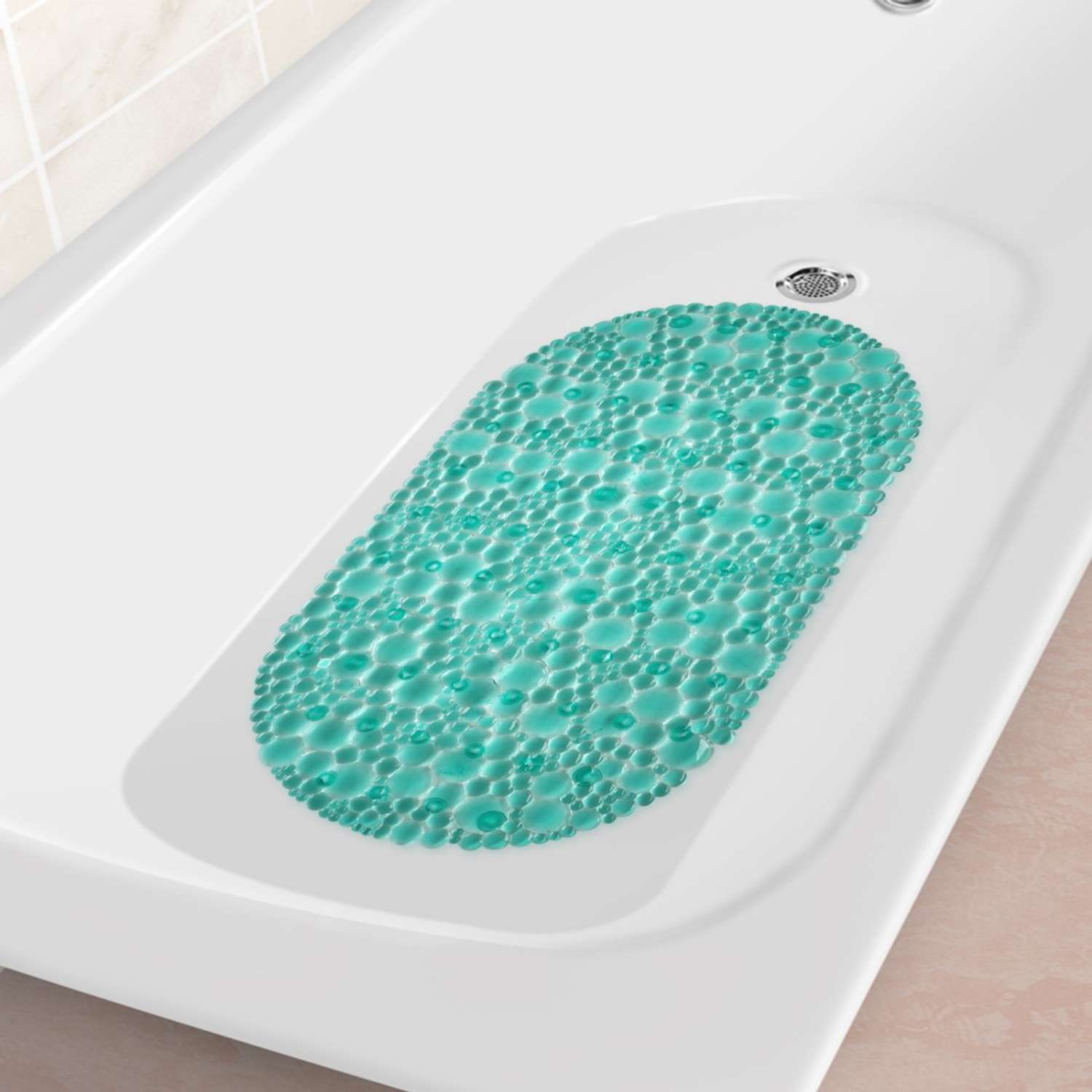 Коврик в ванную с присосками Varmax Веселые пузырьки 67х38 см - фото 11