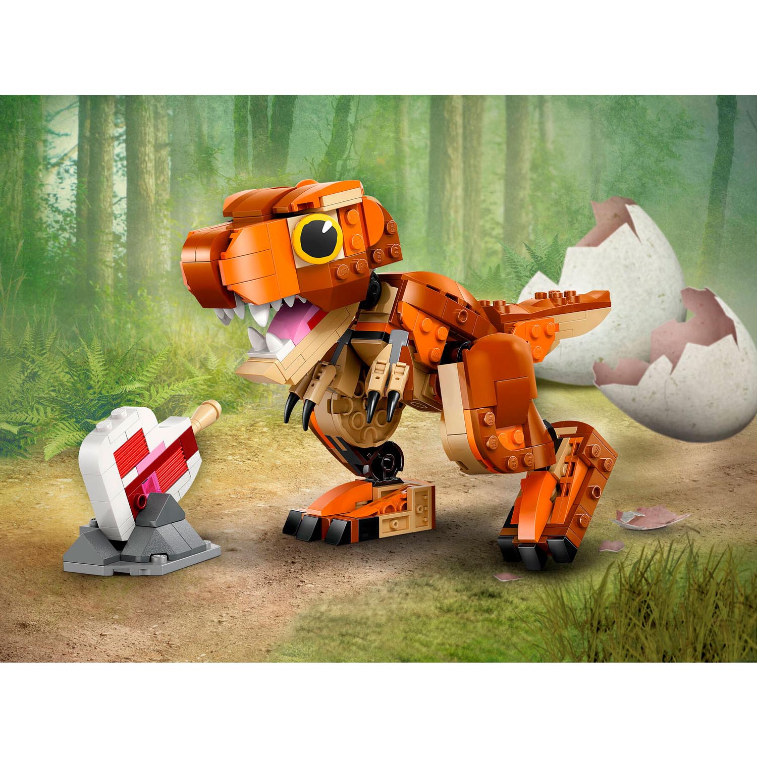 Конструктор детский LEGO Jurassic World Маленький обжора: Ти-Рекс - фото 9