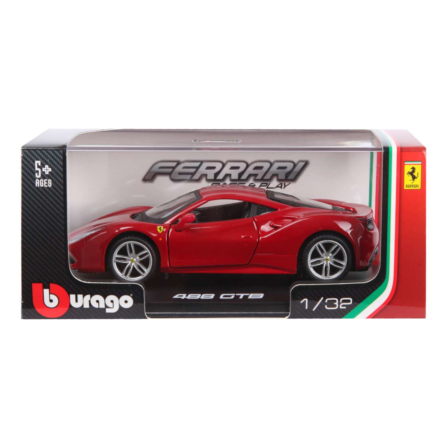 Машина BBurago 1:32 Ferrari 488Gtb 18-46013W 18-46013W - фото 2