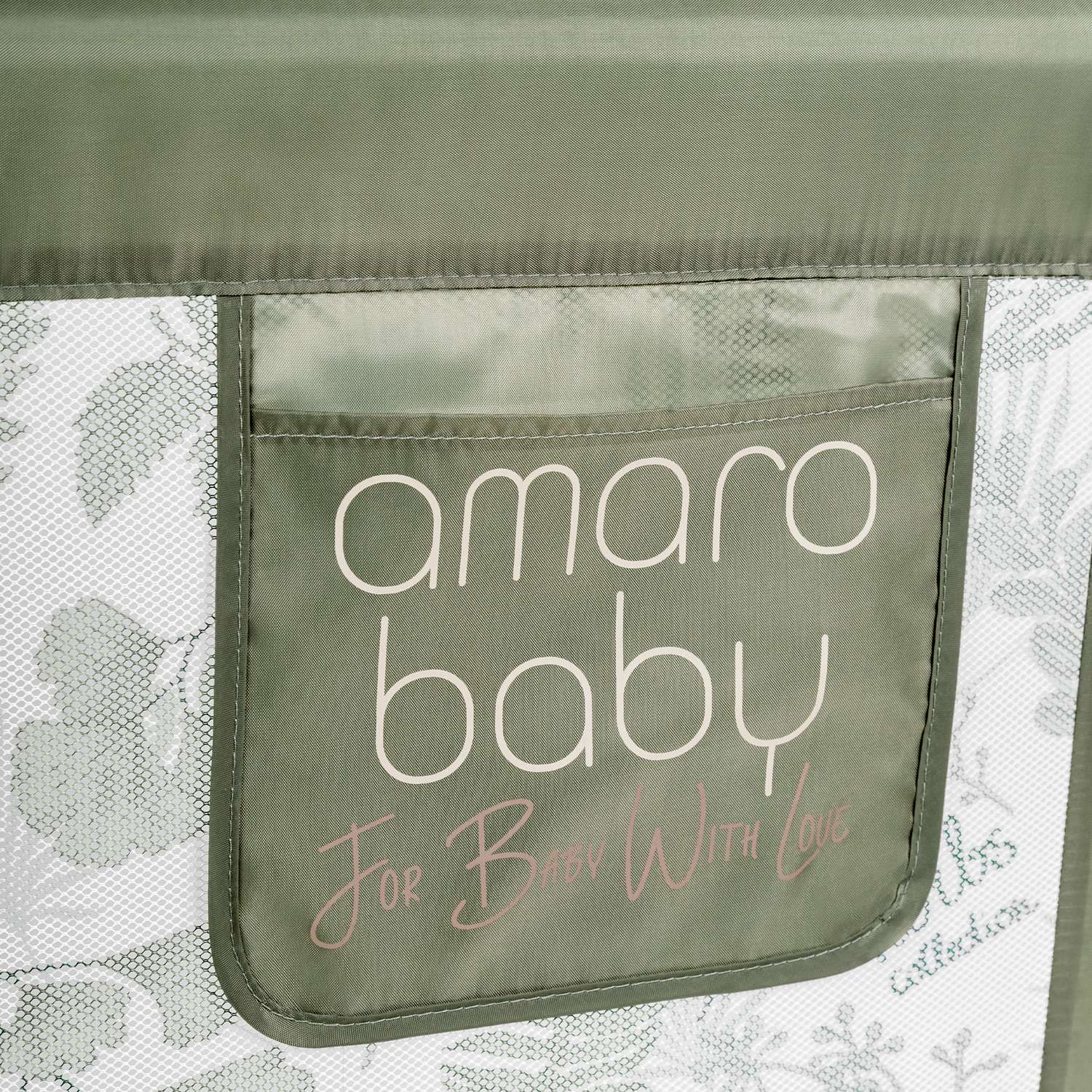 Барьер оливковый 180 см AmaroBaby Safety of dreams - фото 8