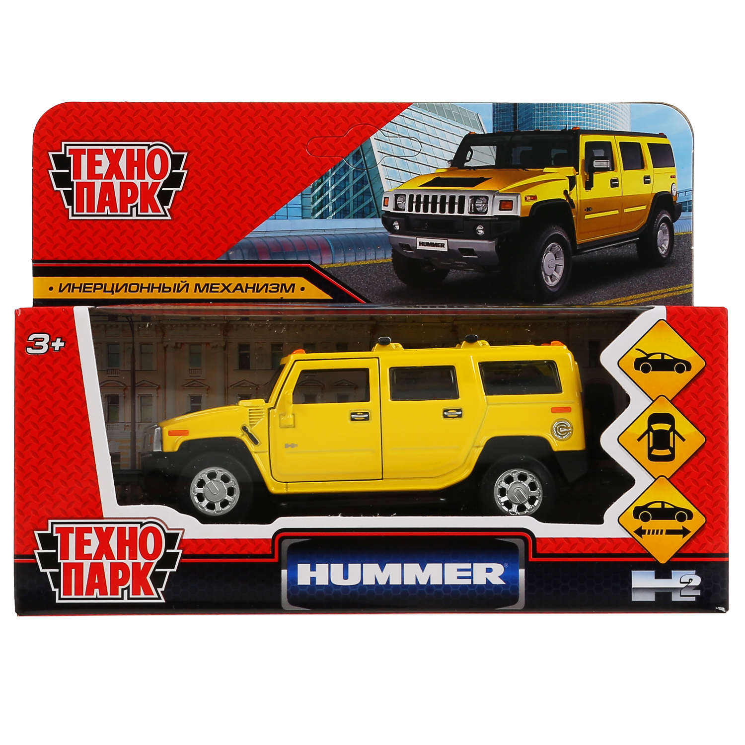 Автомобиль Технопарк Hummer 299813 - фото 3