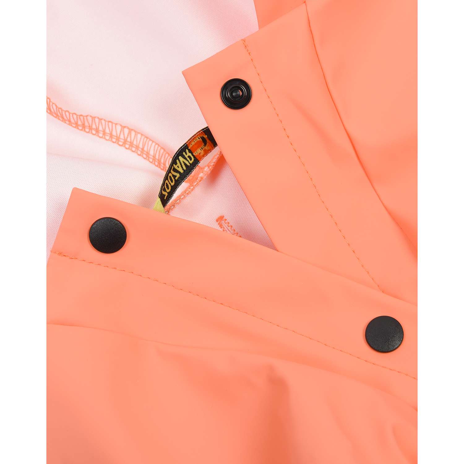 Дождевик-куртка для собак Zoozavr розовый 45 - фото 3