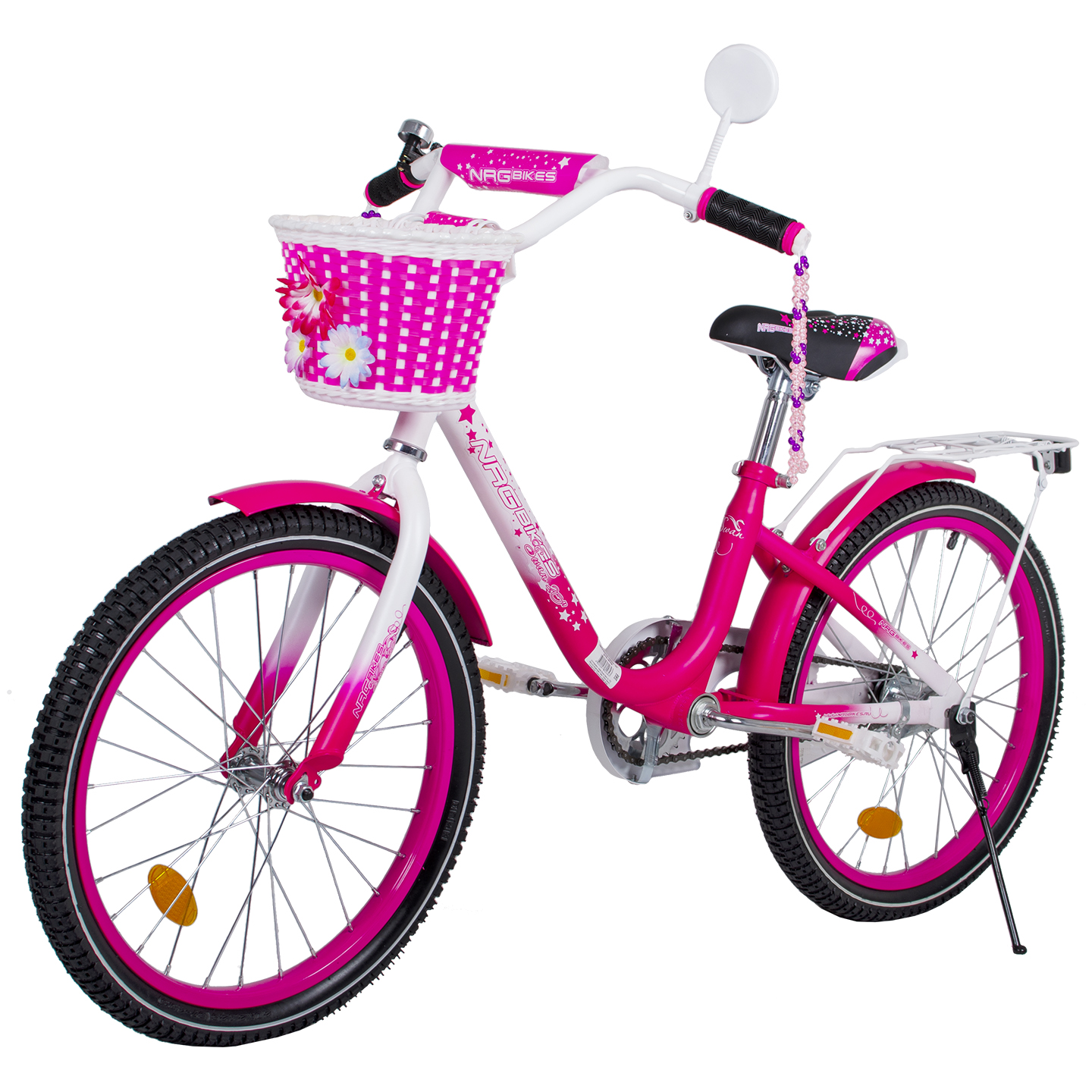 Велосипед NRG BIKES Swan 20 pink-white - фото 23