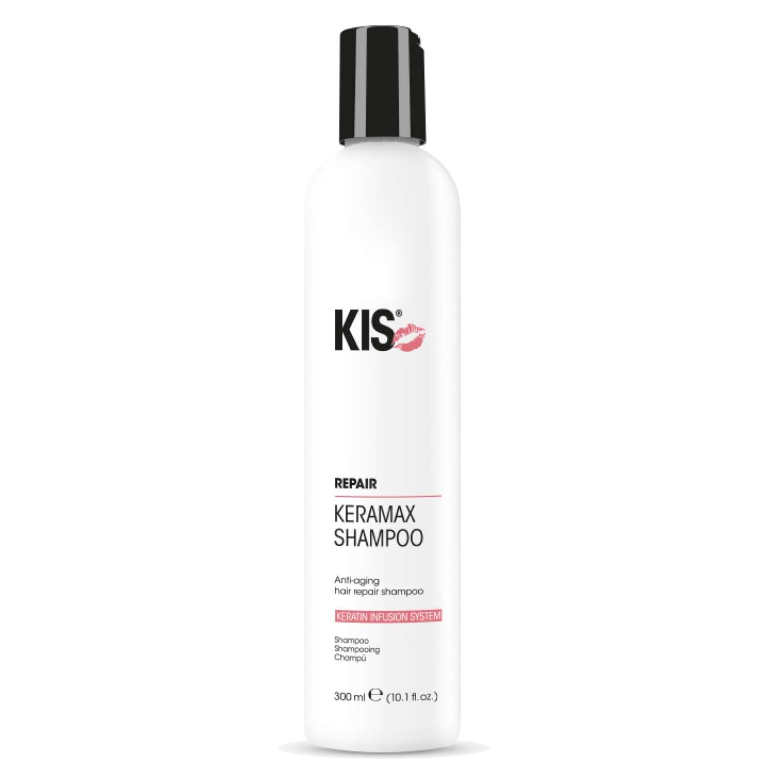 Шампунь KIS KeraMax Shampoo - профессиональный кератиновый восстанавливающий шампунь - фото 1