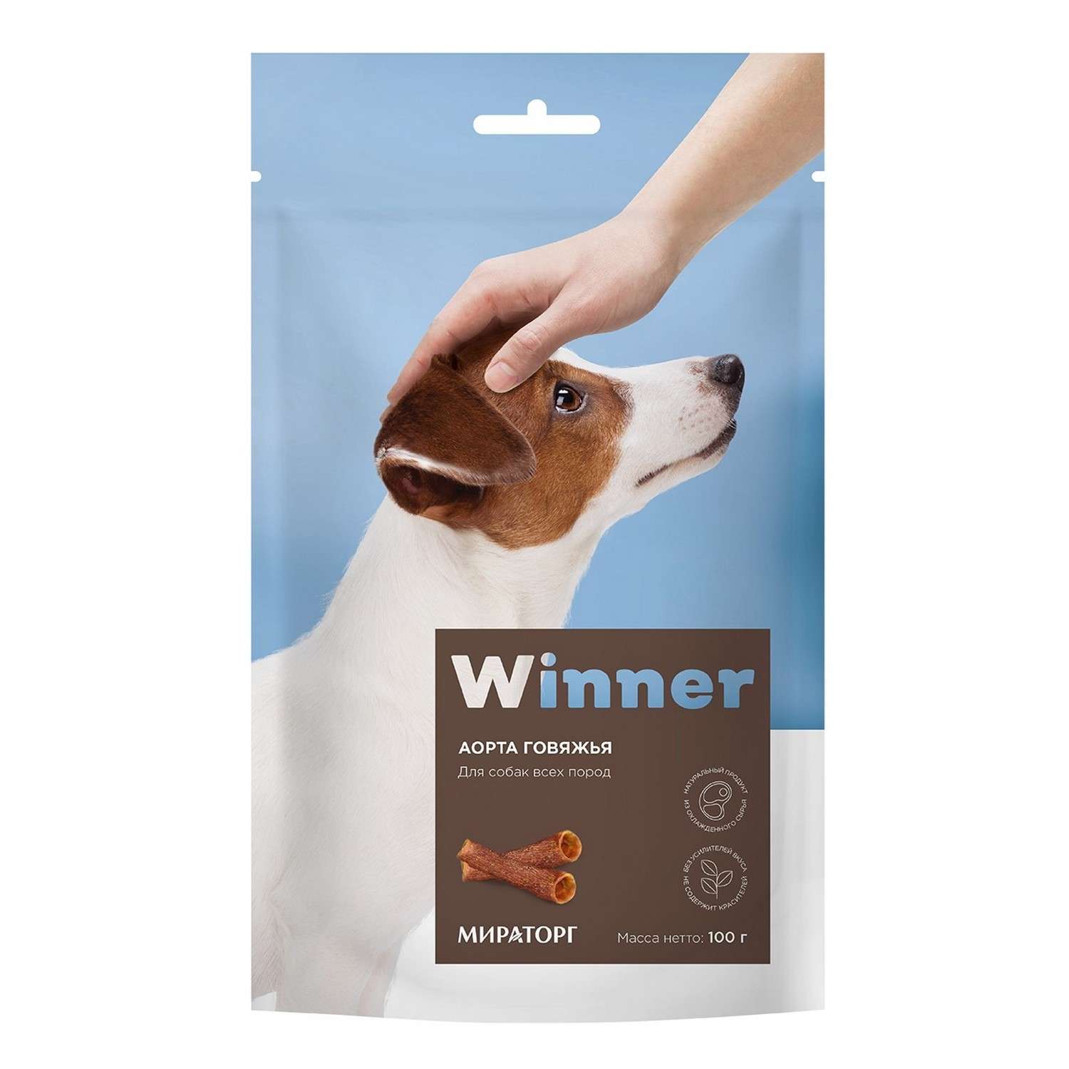 Лакомство для собак WINNER Аорта говяжья 100г - фото 1