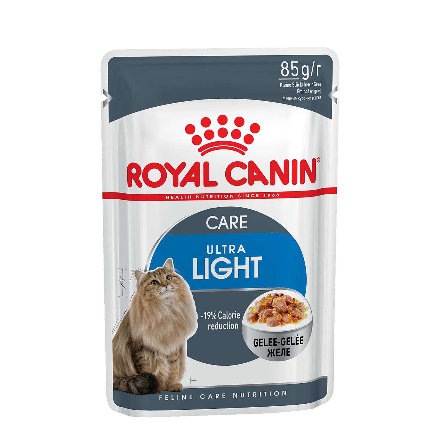Корм влажный для кошек ROYAL CANIN Ultra light 85г желе склонных к полноте пауч - фото 2