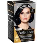 Краска для волос LOREAL Paris Preference оттенок 1.0 Неаполь черный