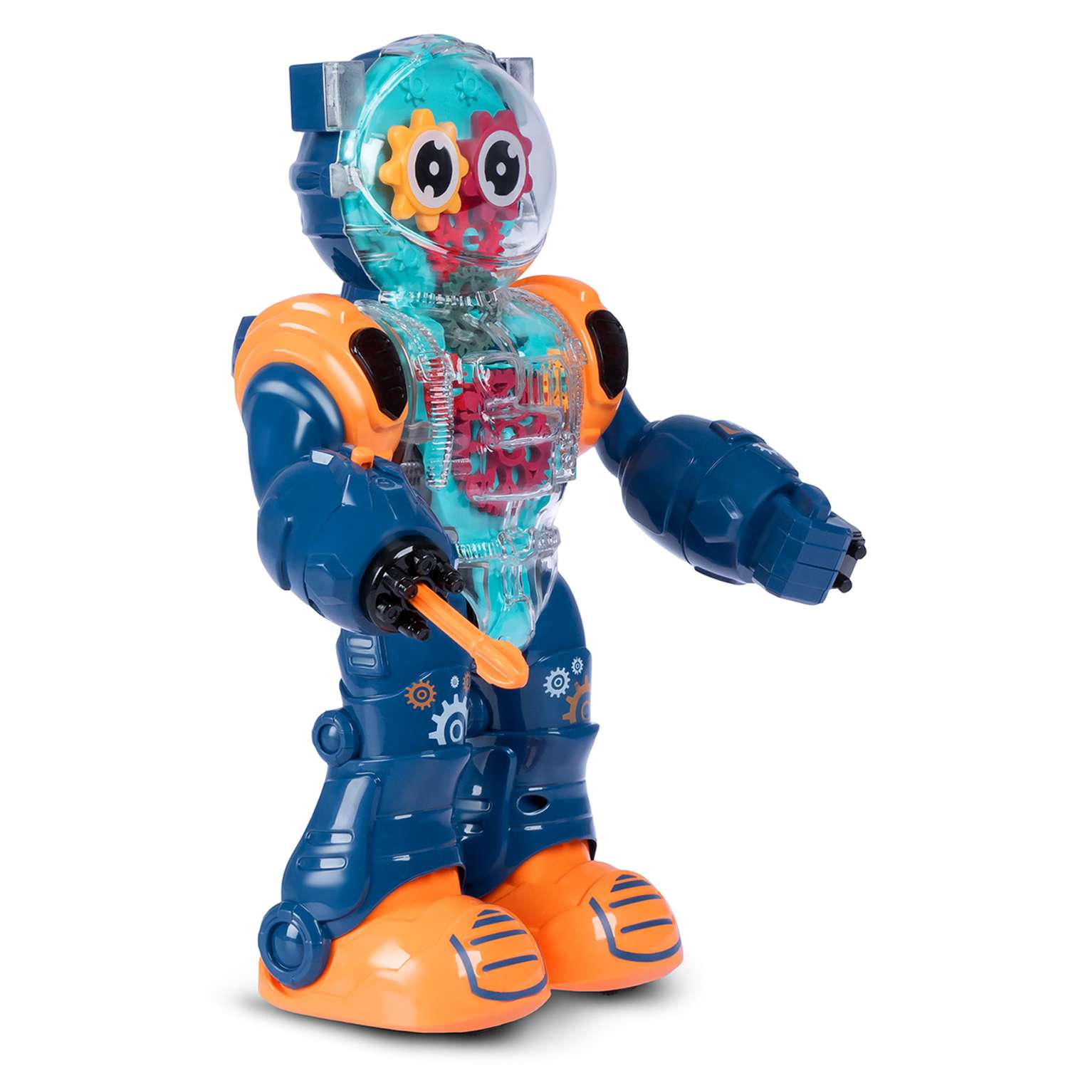 Игрушка Smart Baby Робот Костик на батарейках Стреляет ракетами Ходит Свет Звук - фото 13
