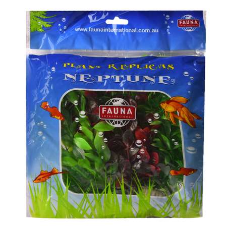 Растение аквариумное FAUNA Neptune 6шт Зеленое-Цветное FIPP-0142