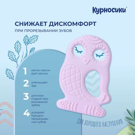 Прорезыватель Курносики Сова с 4месяцев 23177