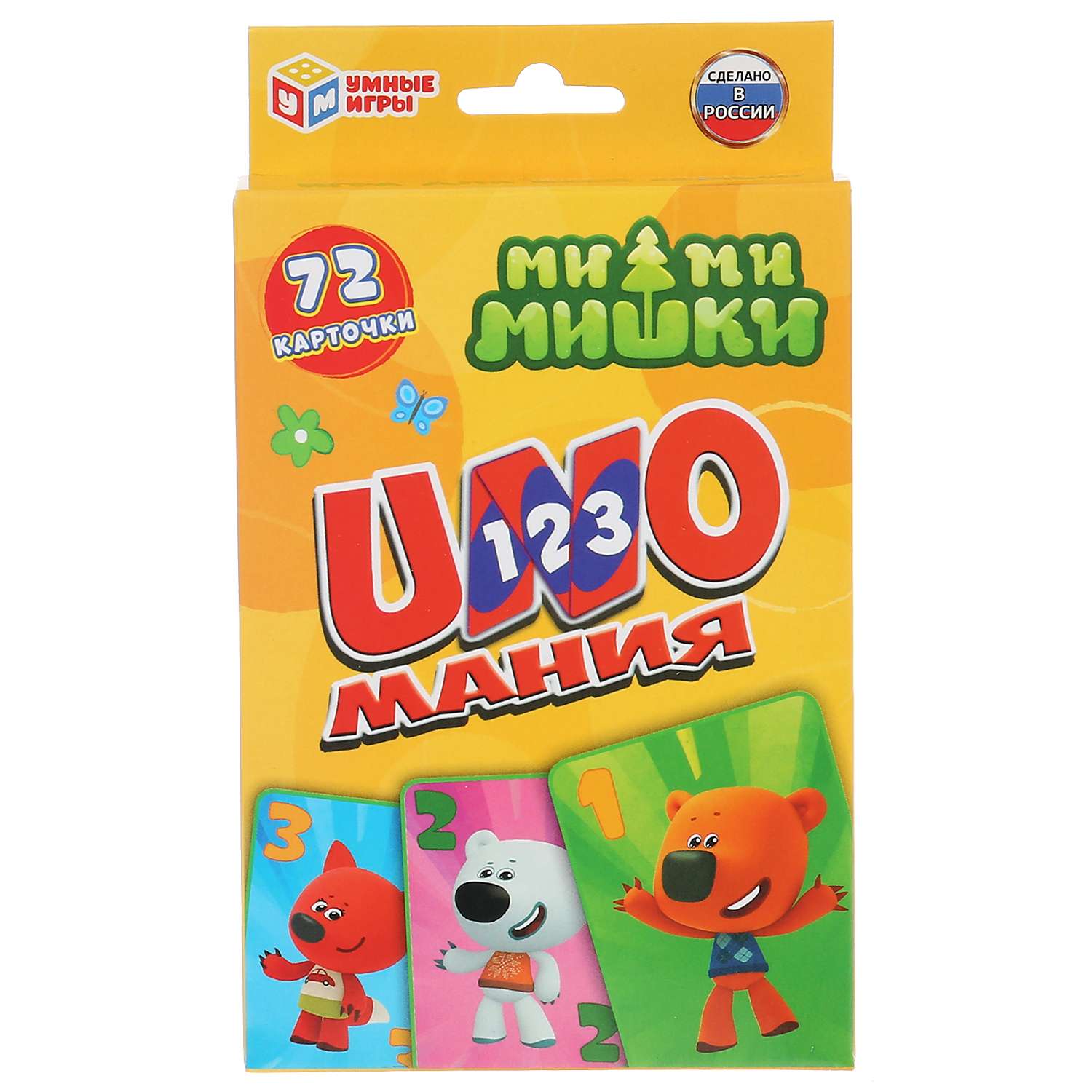 Карточки развивающие Умные Игры Уномания Ми-Ми-Мишки 72 карточки - фото 1