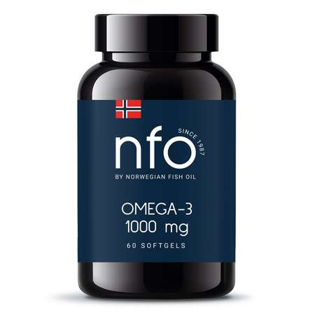 Омега 3 Norwegian fish oil 1000мг 60капсул