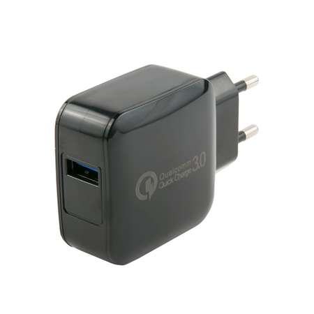 Сетевое ЗУ mObility mt-28 USB QC 3.0 черный