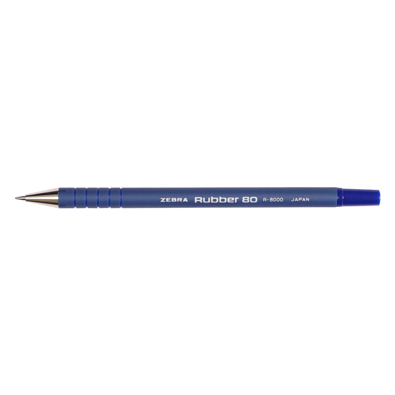 Ручка шариковая ZEBRA Rubber 80 Синяя 829333 - фото 6