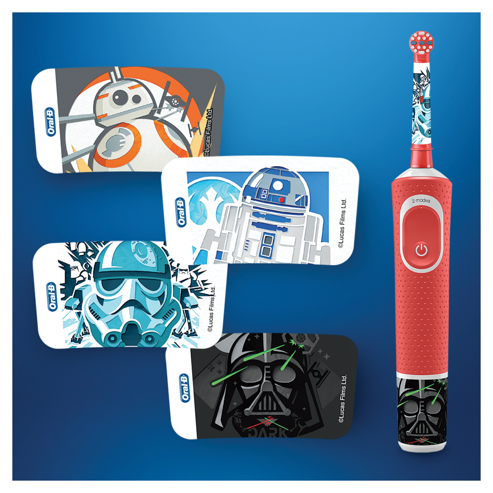 Электрическая зубная щетка ORAL-B Vitality Kids StarWars D100.433.2K - фото 7