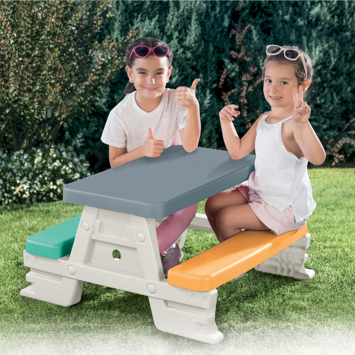 Детская мебель DOLU Пикник 2 Стол со скамейками - фото 2