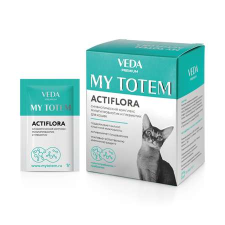 Симбиотик для кошек Veda My Totem Actiflora №30 1г