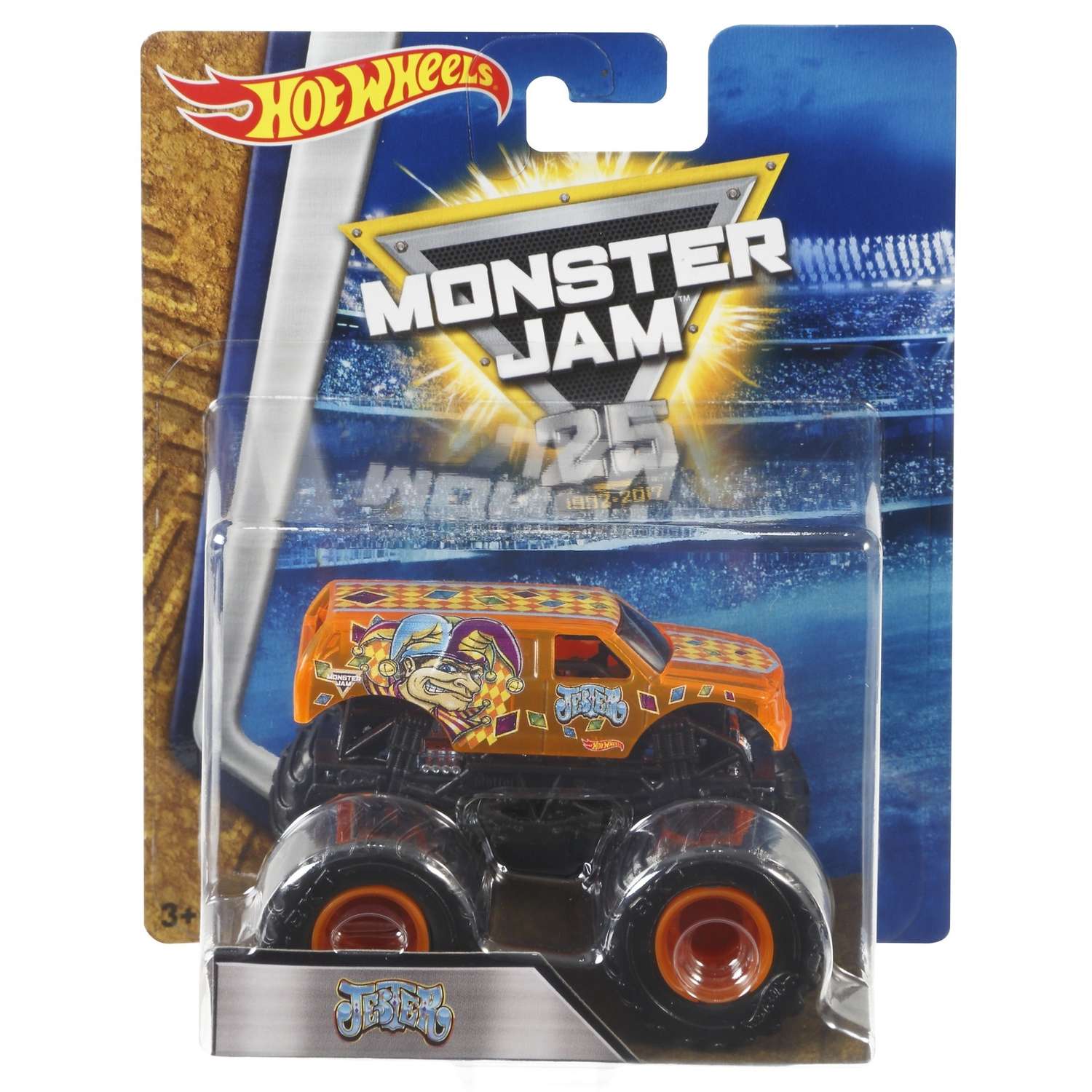 Машина Hot Wheels 1:64 Monster Jam Jester DWM97 BHP37/DWM97 - фото 2