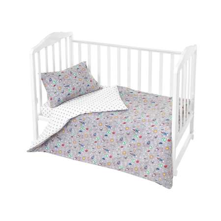 Пододеяльник Lemony kids Space 110х140 Серый