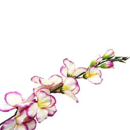 Цветок искусственный Astra Craft Гладиолусы 80 см цвет сиреневый