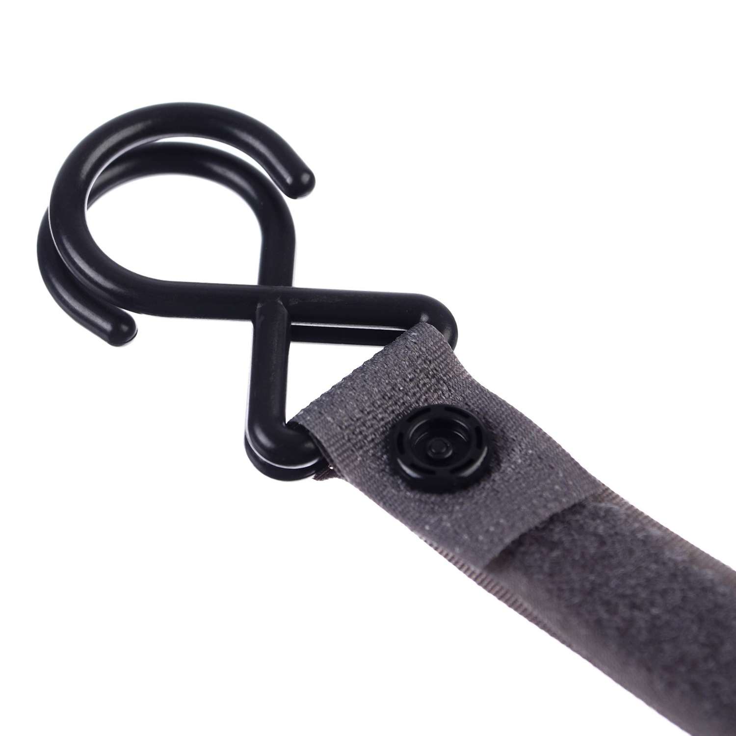 Крючок Sima-Land пластиковый для коляски на липучке цвет серый 9426162 - фото 4
