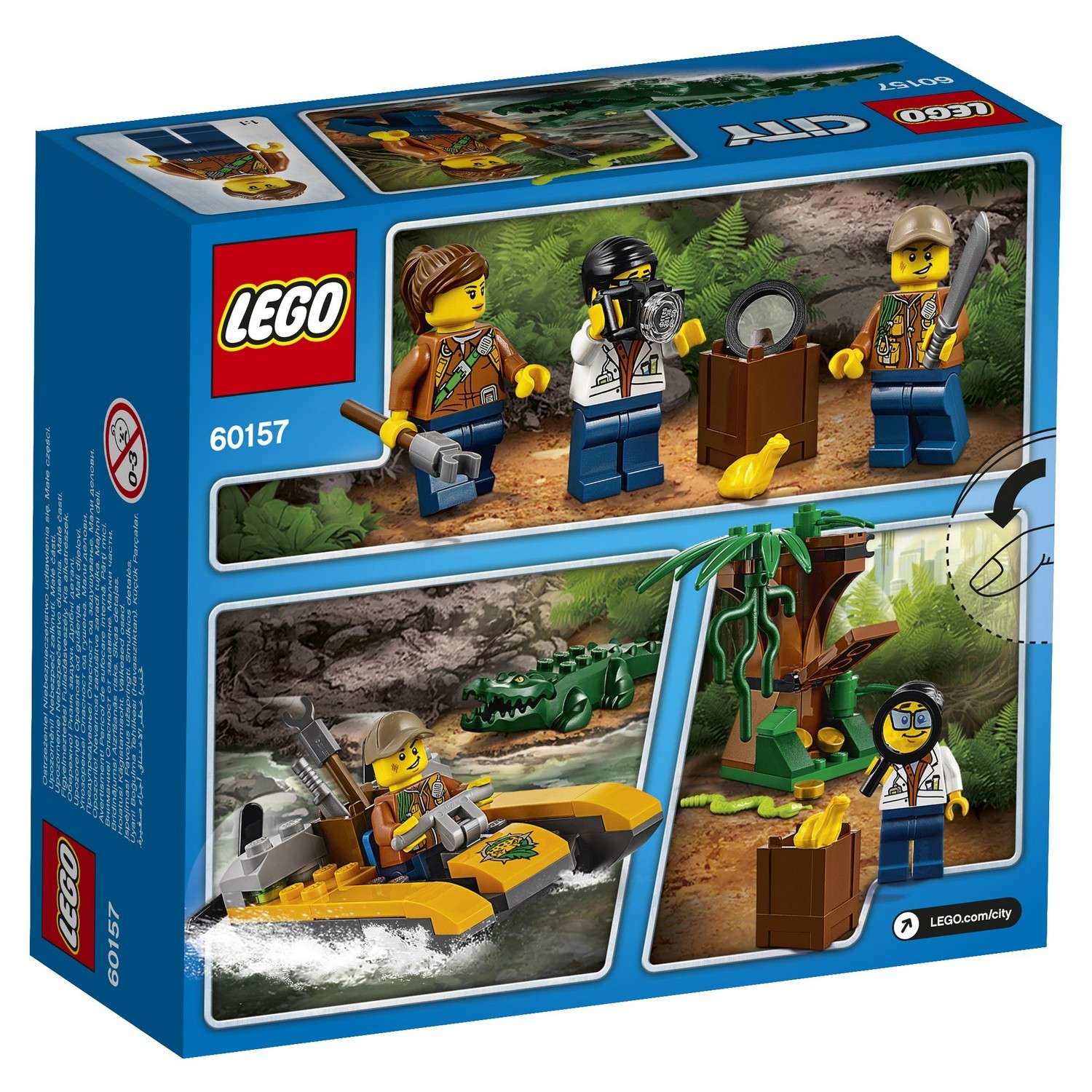 Конструктор LEGO City Jungle Explorers Набор «Джунгли» для начинающих (60157) - фото 3