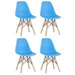 Комплект стульев Stool Group DSW Style голубой Y801 light blue BOX