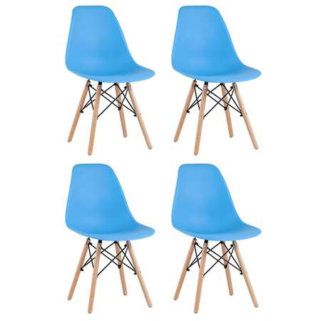 Комплект стульев Stool Group DSW Style голубой Y801 light blue BOX