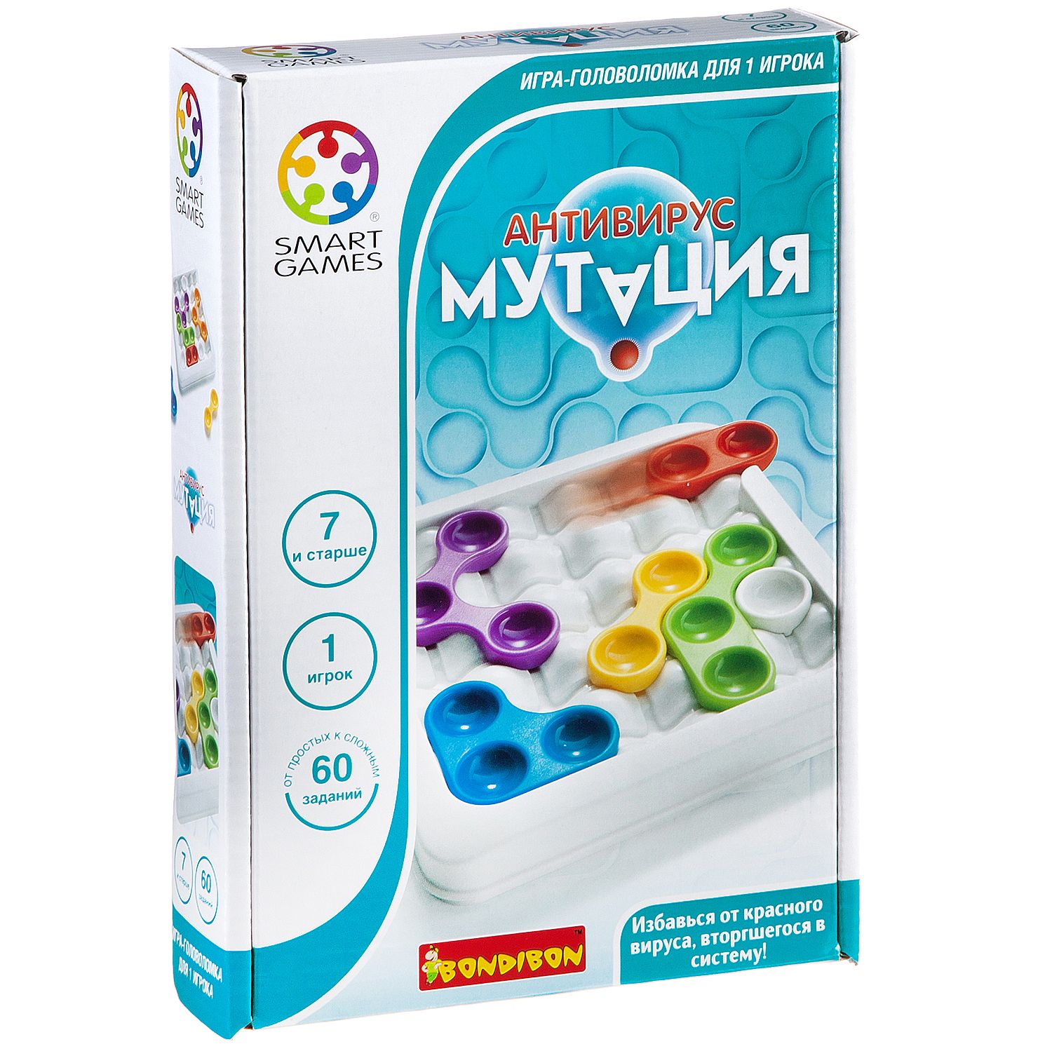 Bondibon Логическая игра Антивирус Мутация