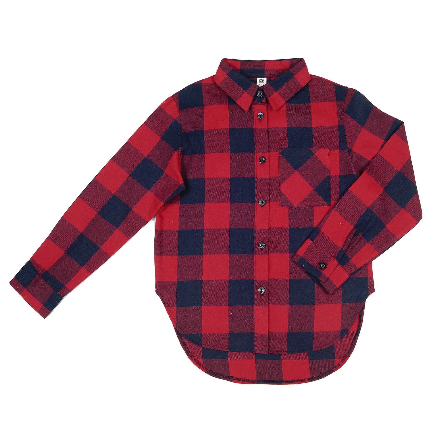 Рубашка Детская Одежда 4101Флн/красный_синий3 - фото 1