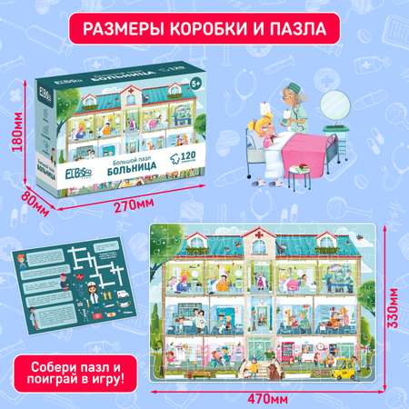 Пазл для детей El BascoKids Больница 120 элементов