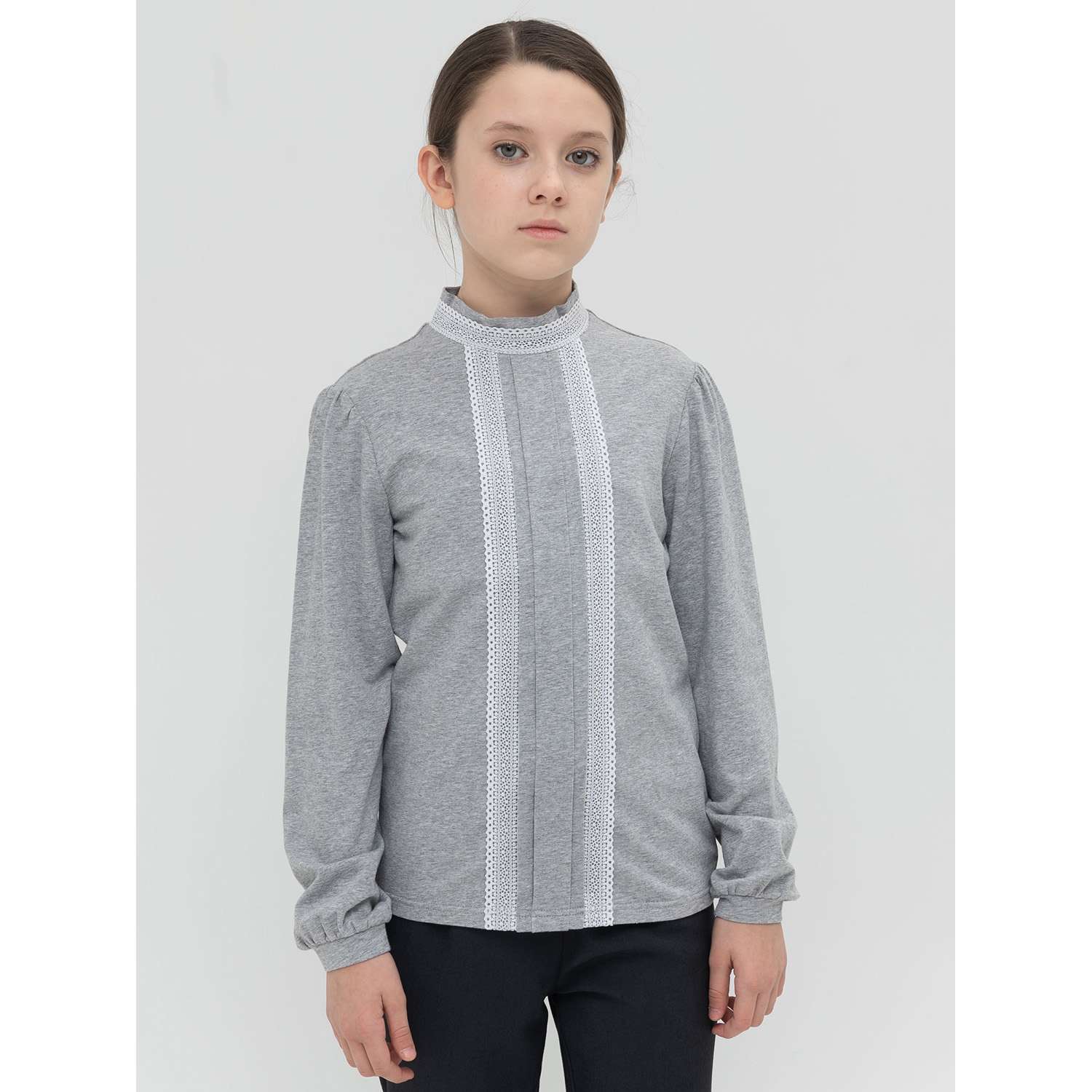 Блузка PELICAN GFJS8139/Серый(40) - фото 1