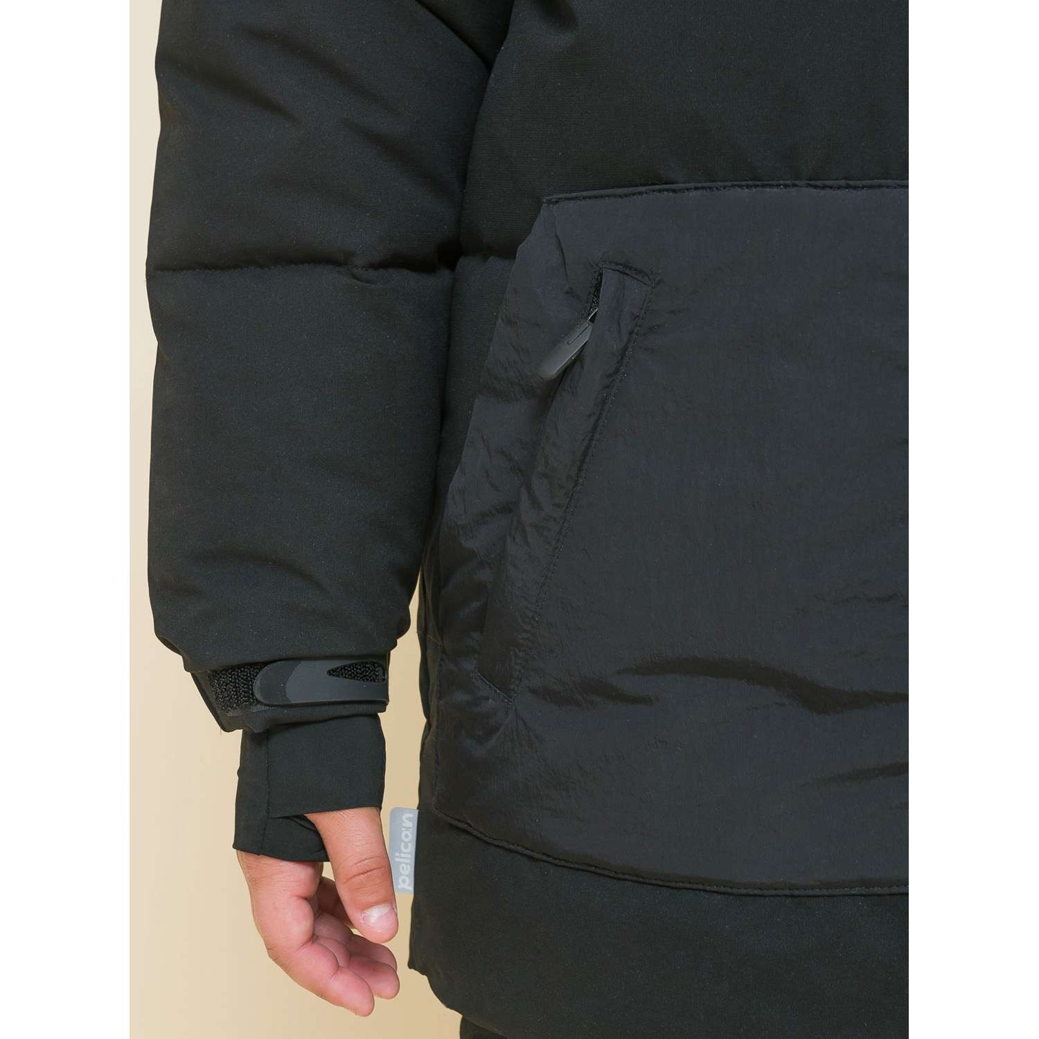 Куртка PELICAN BZXZ3335/1/Черный - фото 8