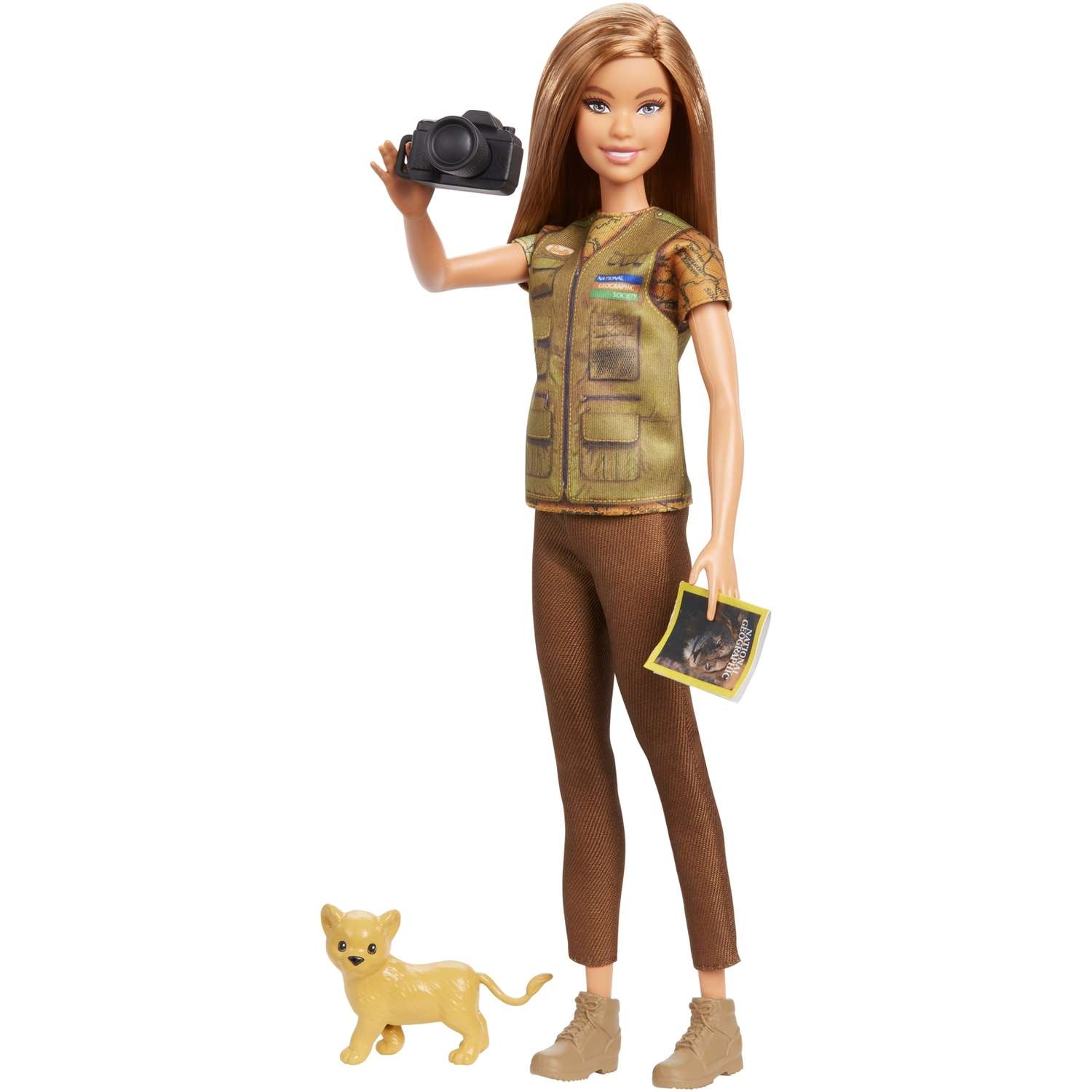 Кукла Barbie Кем быть National Geographic Фотожурналист GDM46 GDM44 - фото 5