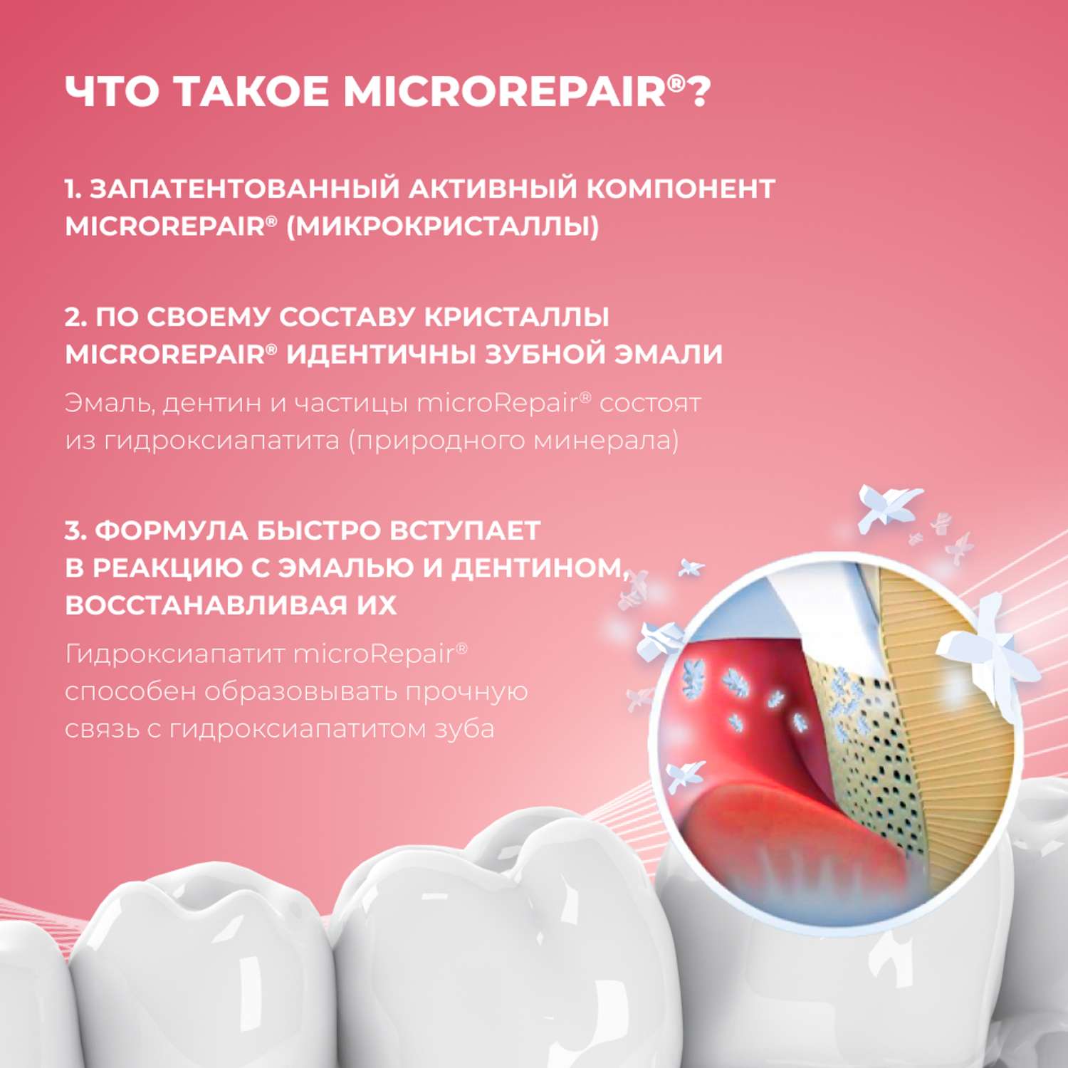Зубная паста Biorepair Fast Sensitive Repair для чувствительных зубов 75 мл - фото 3