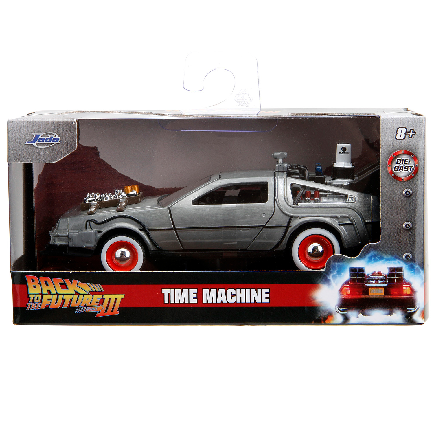 Автомобиль Jada DeLorean Time Machine Back To TheFuture 1:32 ТоуR137 - фото 2