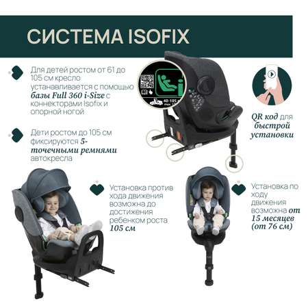 Автокресло Chicco Bi-Seat Air Black для новорожденных