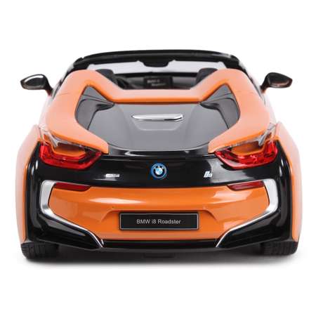 Машина Rastar РУ 1:12 BMW i8 Roadster Оранжевая 95500