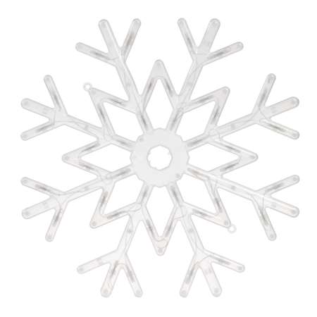 Фигура декоративная BABY STYLE Снежинка прозрачный мультиколор диод 40 см
