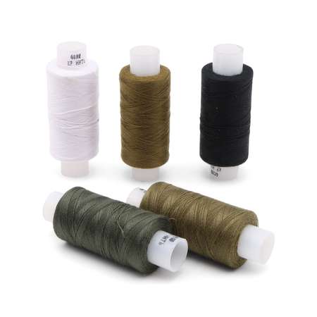 Набор ниток Astra and Craft штапельные для шитья ткани легкой и средней плотности 40 ЛШ 200 м Ассорти 5 шт
