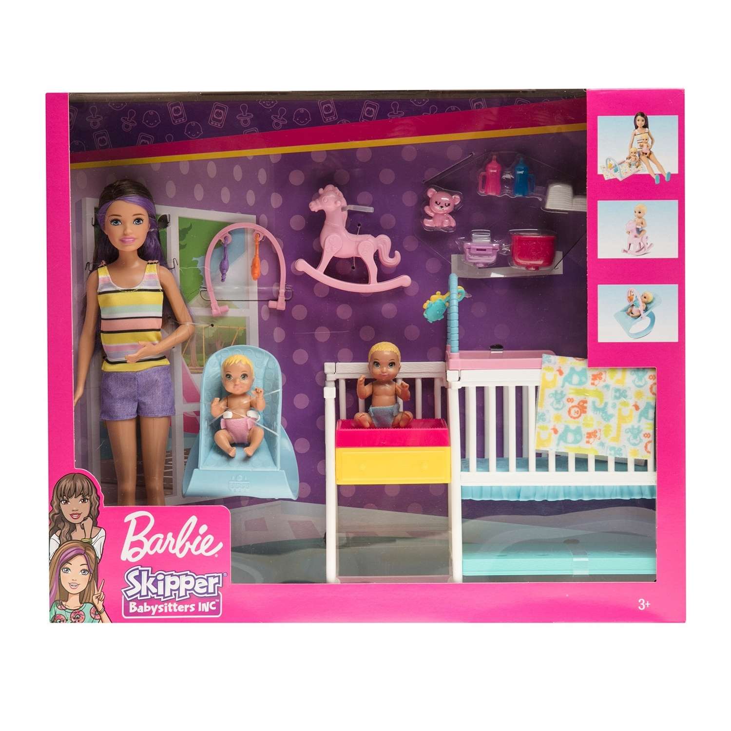 Набор игровой Barbie Скиппер и малыши GFL38 GFL38 - фото 2