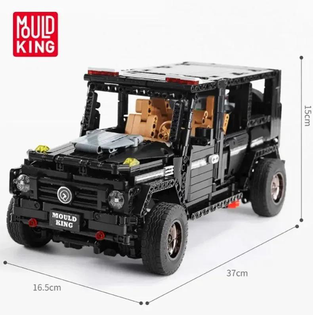 Конструктор Mould King Mercedes-benz G65 Black1722 детали джип внедорожник - фото 5