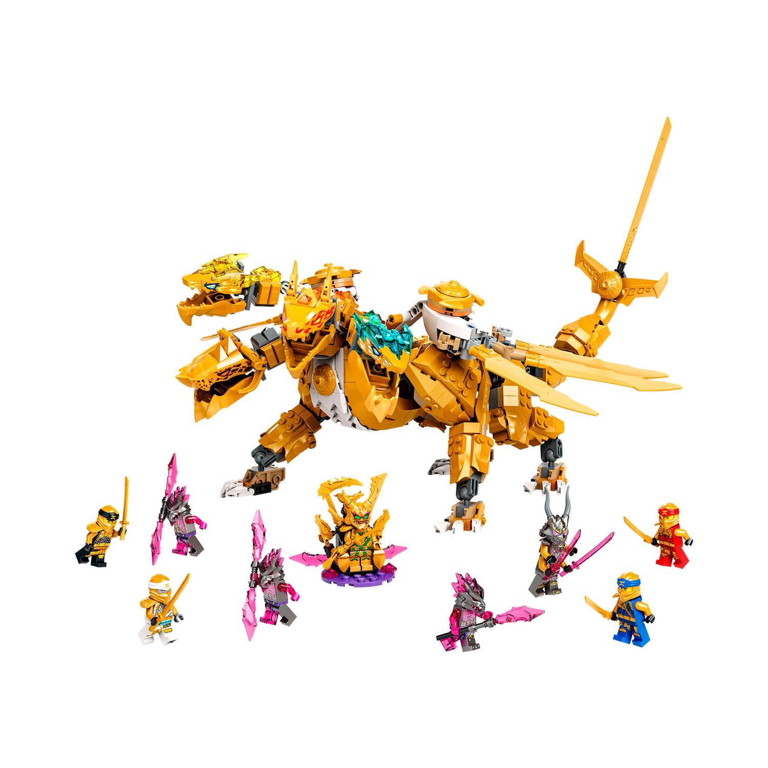 Конструктор LEGO Ninjago Золотой ультрадракон Ллойда - фото 2